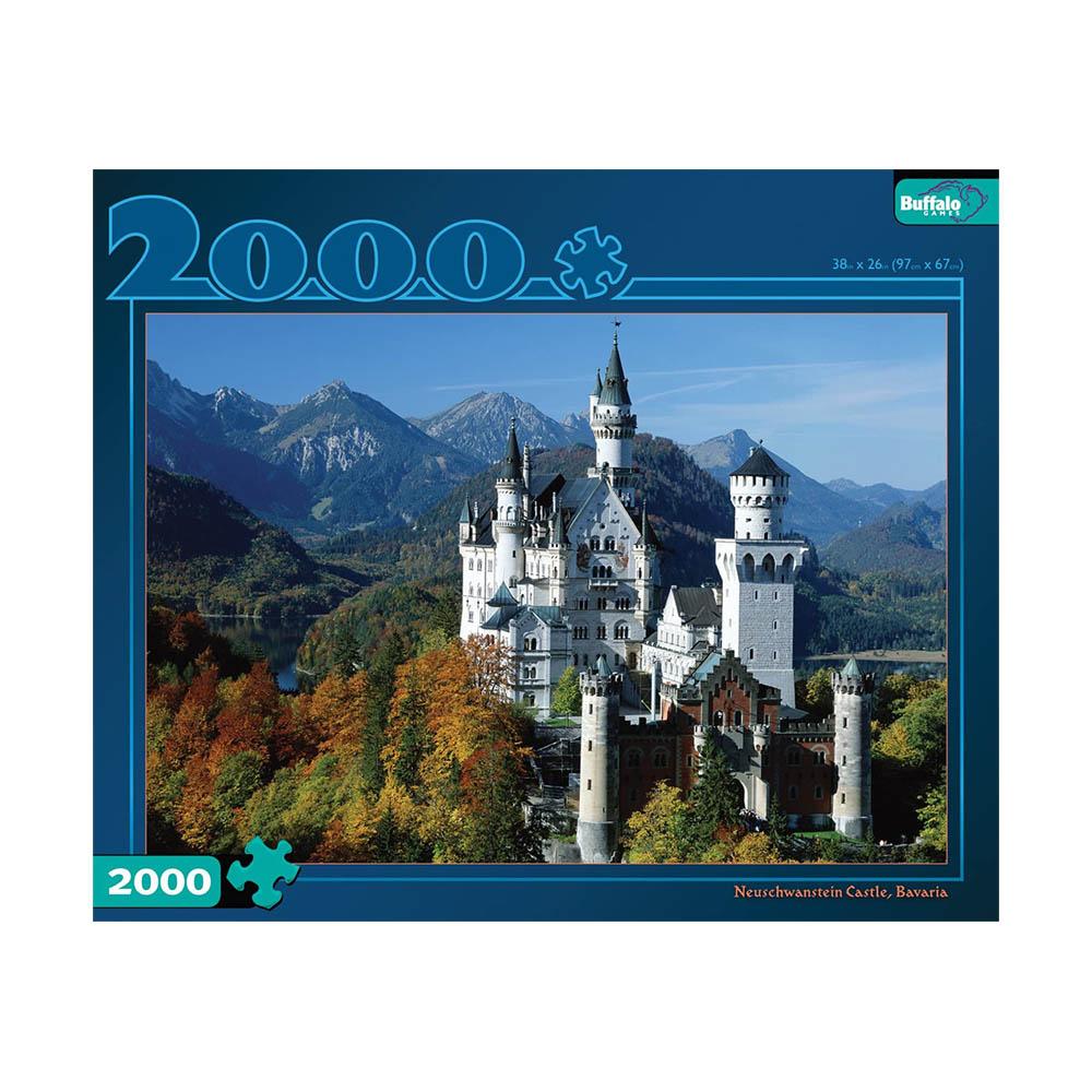 Buffalo 2000pc Puzzle - Neuschwanstein Castle, Bavaria-TCG Nerd Main image