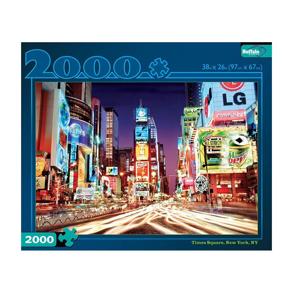 Buffalo 2000pc Puzzle - Times Square, New York, NY-TCG Nerd Main image