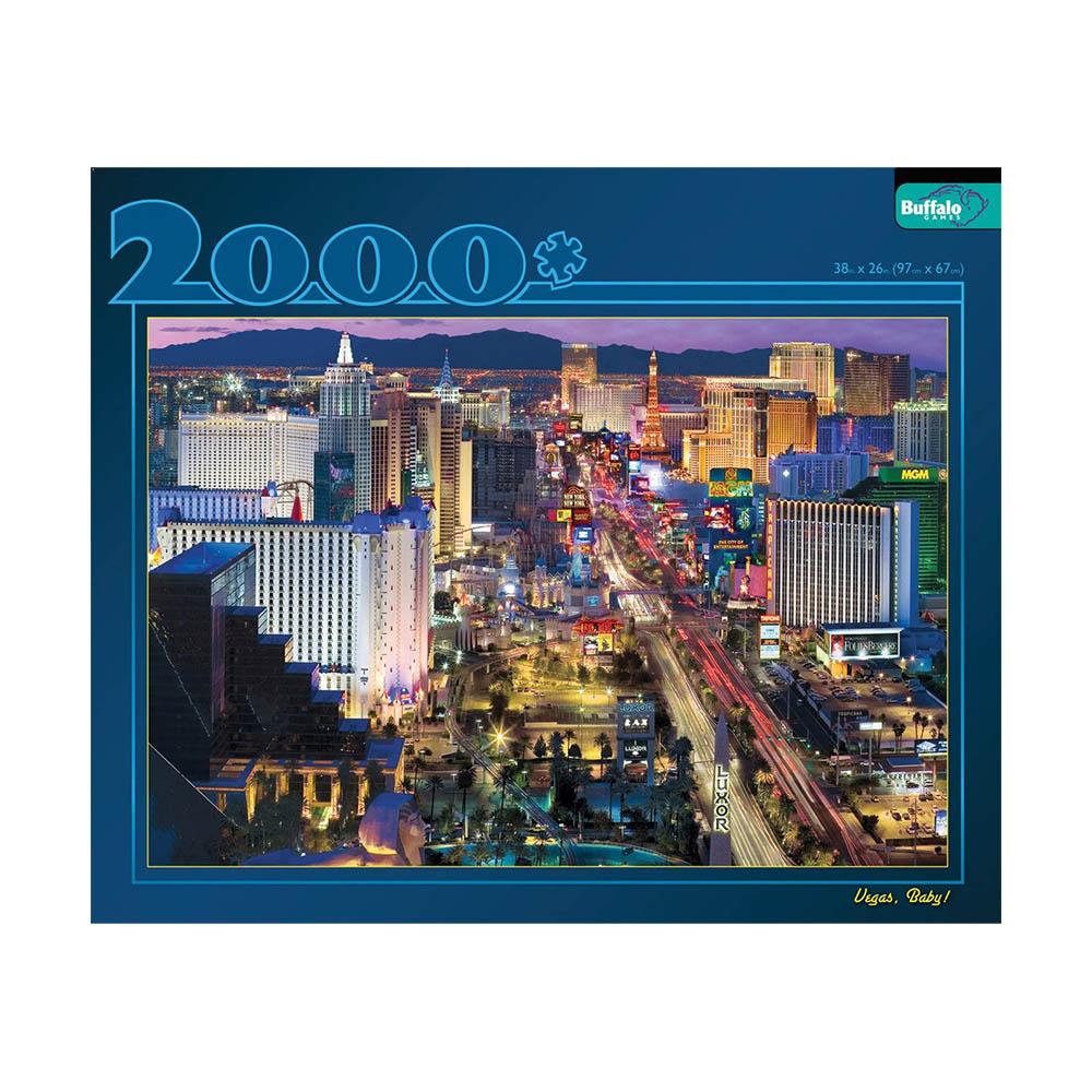Buffalo 2000pc Puzzle - Vegas, Baby!-TCG Nerd Main image
