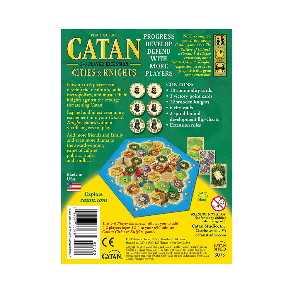 Catan Expansion Board Game - Cities and Knights Secondary image