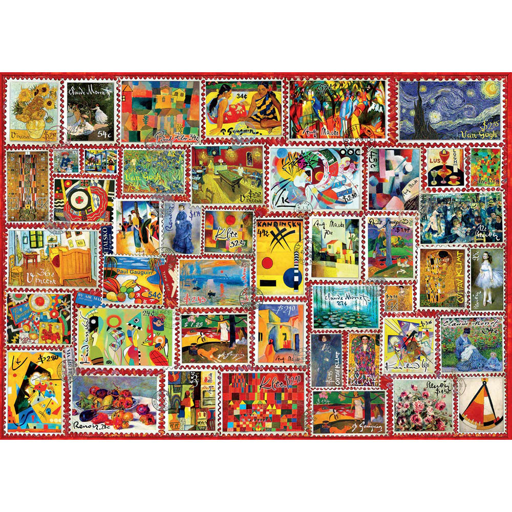Ceaco 1000pc Puzzle - Art Stamps Secondary image