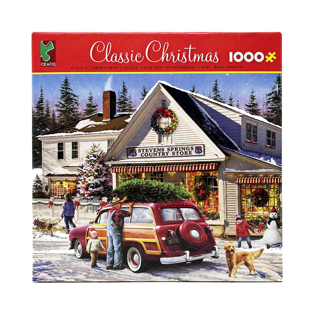 Ceaco 1000pc Puzzle - Classic Christmas - Country Store Main image