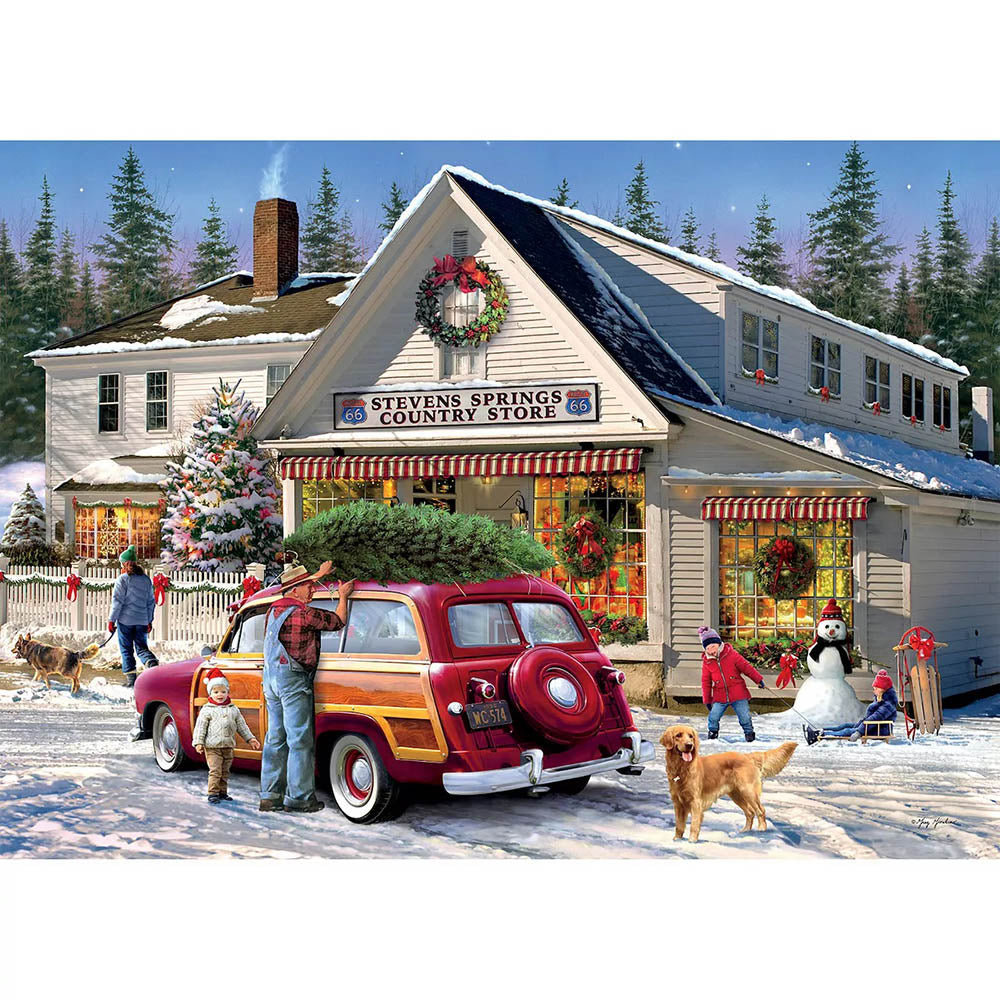 Ceaco 1000pc Puzzle - Classic Christmas - Country Store Secondary image