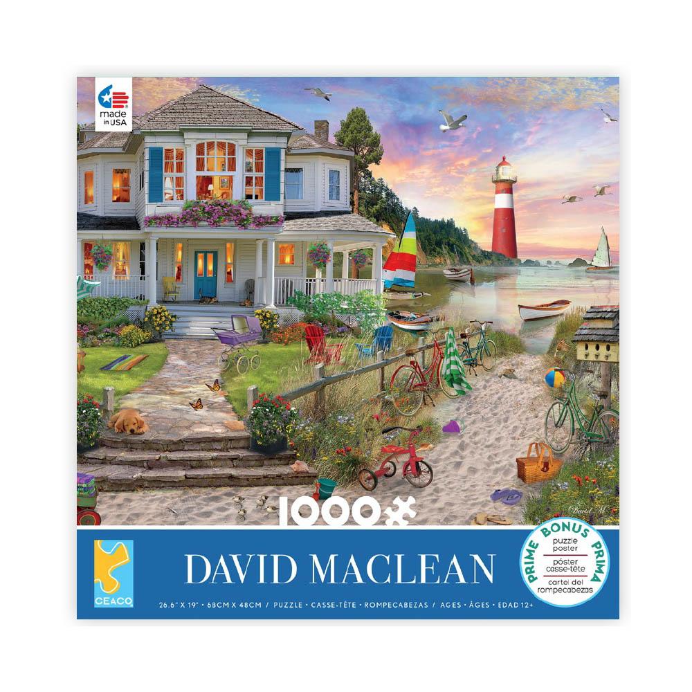 Ceaco 1000pc Puzzle - David Maclean - Beach Cove-TCG Nerd Main image