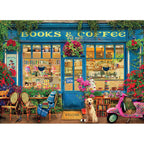 Ceaco 1000pc Puzzle - Shop Windows - Books and Coffee-TCG Nerd