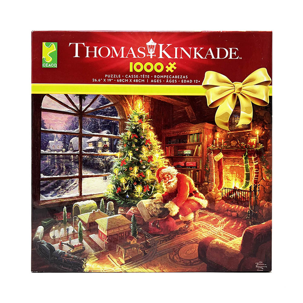 Ceaco 1000pc Puzzle - Thomas Kinkade - Santa's Special Delivery Main image