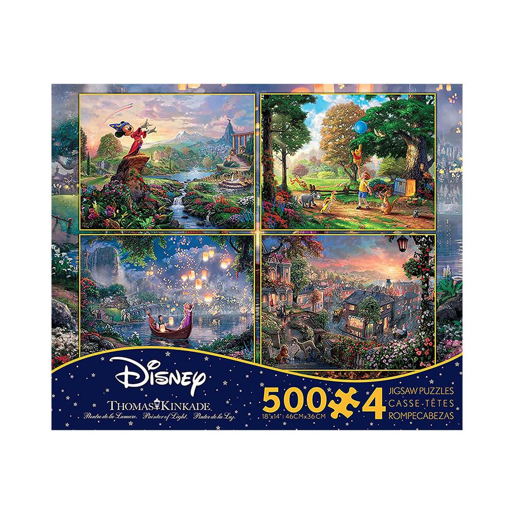 Ceaco 4in1 Multipack Puzzle #4 - Disney Thomas Kinkade-TCG Nerd Main image
