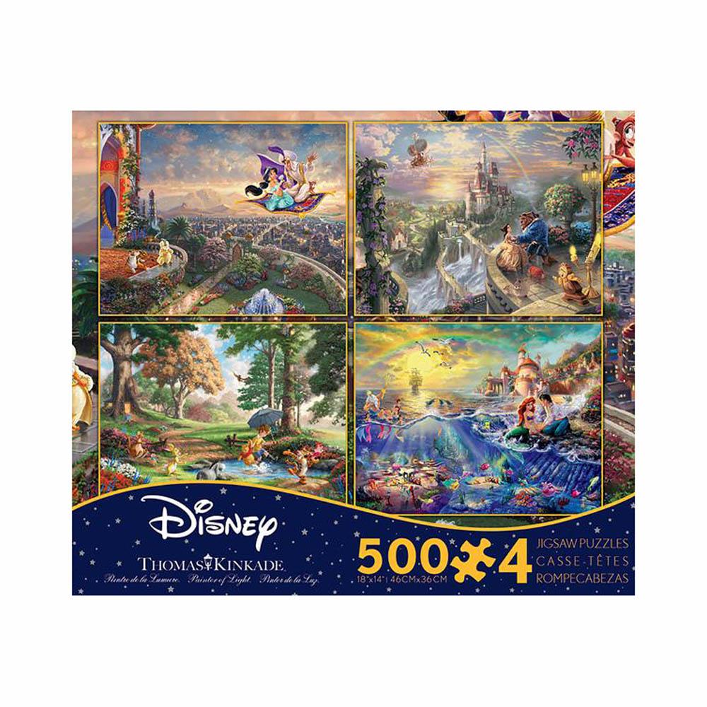 Ceaco 4in1 Multipack Puzzle #2 - Disney Thomas Kinkade-TCG Nerd Main image