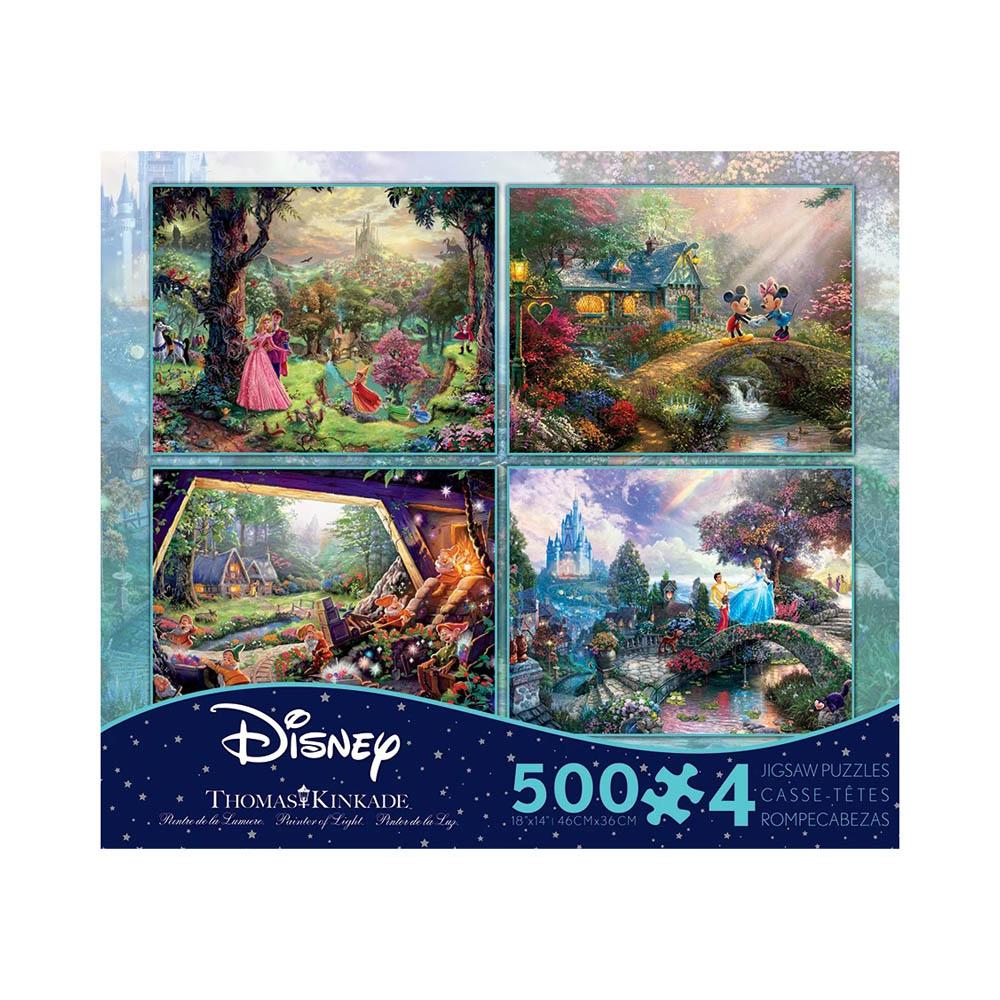 Ceaco 4in1 Multipack Puzzle #6 - Disney Thomas Kinkade-TCG Nerd Main image