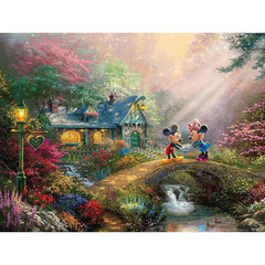 Ceaco 4in1 Multipack Puzzle #6 - Disney Thomas Kinkade-TCG Nerd