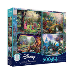 Ceaco 4in1 Multipack Puzzle #6 - Disney Thomas Kinkade-TCG Nerd