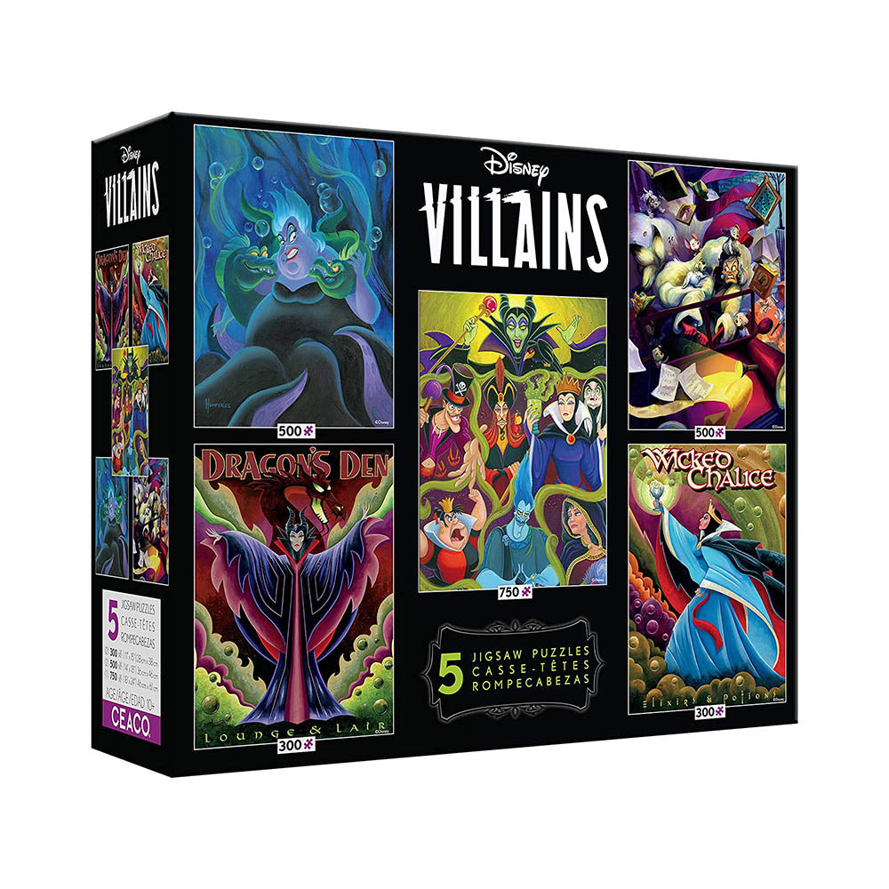 Ceaco 5in1 Multipack Puzzle #1 - Disney™ Villains Secondary image