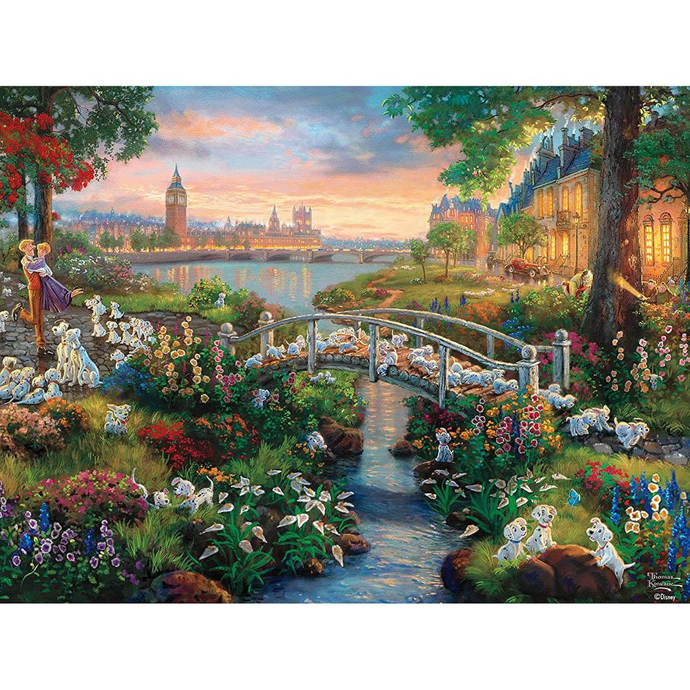 Ceaco 750pc Puzzle - Disney™ Thomas Kinkade - 101 Dalmatians Secondary image