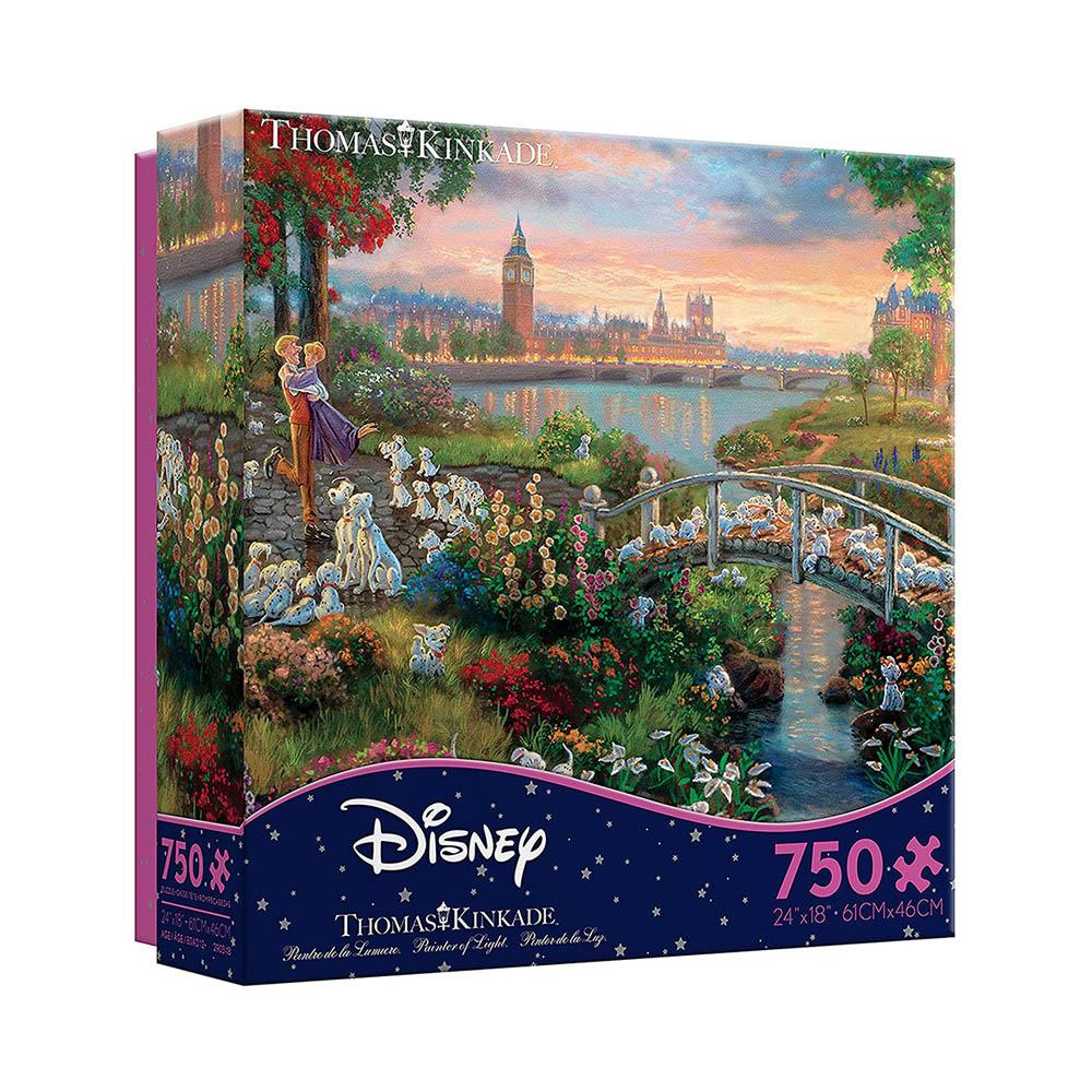 Ceaco 750pc Puzzle - Disney Thomas Kinkade - 101 Dalmatians-TCG Nerd