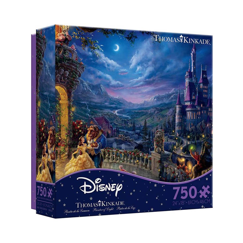 Ceaco 750pc Puzzle - Disney Thomas Kinkade - Beauty and the Beast-TCG Nerd Main image