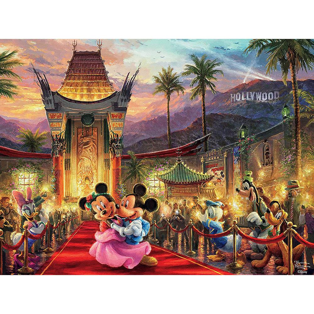 Ceaco 750pc Puzzle - Disney™ Thomas Kinkade - Mickey and Minnie Hollywood Secondary image