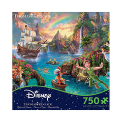 Ceaco 750pc Puzzle - Disney Thomas Kinkade - Peter Pan-TCG Nerd