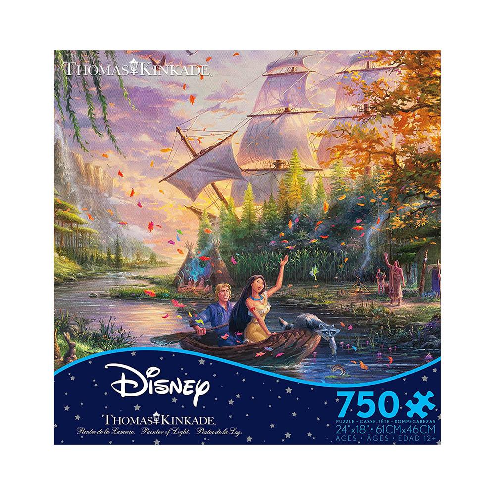 Ceaco 750pc Puzzle - Disney Thomas Kinkade - Pocahontas-TCG Nerd Main image