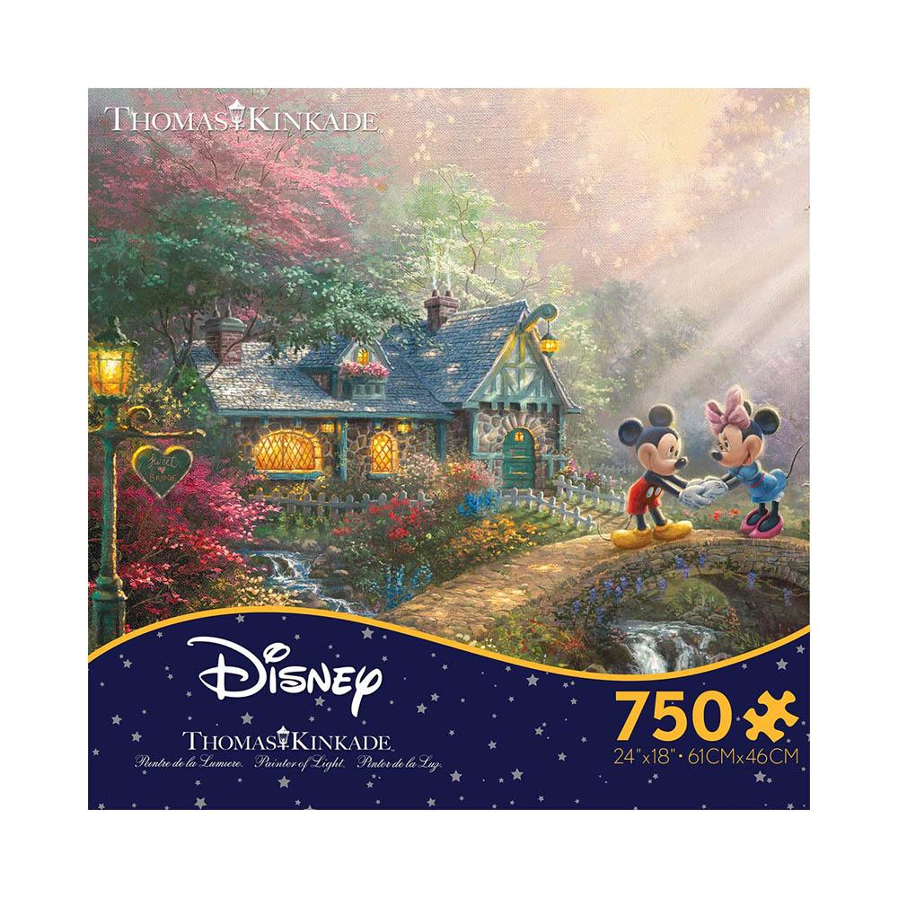 Ceaco 750pc Puzzle - Disney Thomas Kinkade - Sweetheart Bridge-TCG Nerd Main image