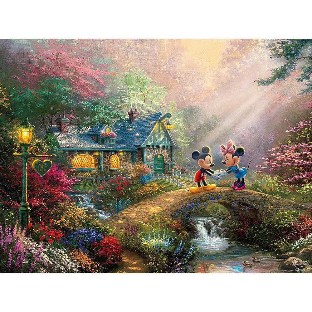 Ceaco 750pc Puzzle - Disney Thomas Kinkade - Sweetheart Bridge-TCG Nerd