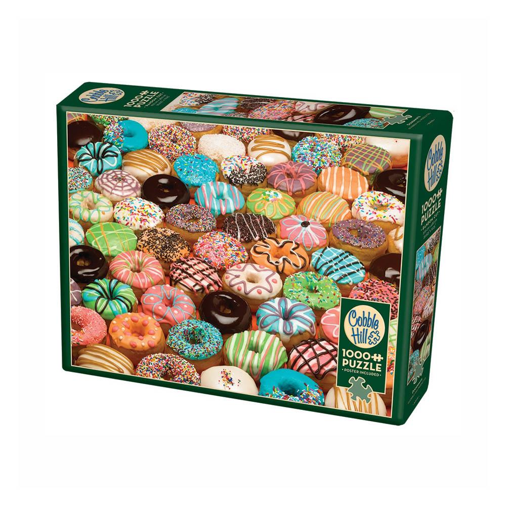 Cobble Hill Large Box 1000pc Puzzle - Doughnuts-TCG Nerd Main image