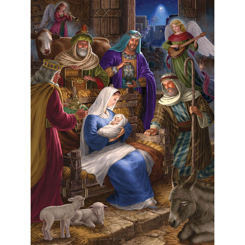 Cobble Hill Large Box 1000pc Puzzle - Holy Night Secondary image