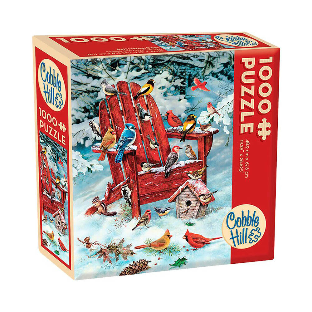 Cobble Hill Small Box 500pc Puzzle - Adirondack Birds Main image