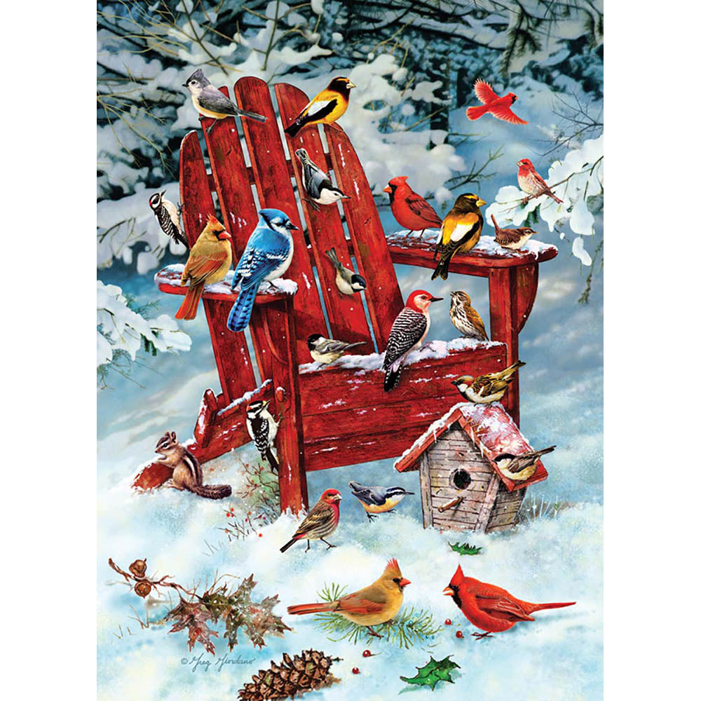 Cobble Hill Small Box 500pc Puzzle - Adirondack Birds Secondary image