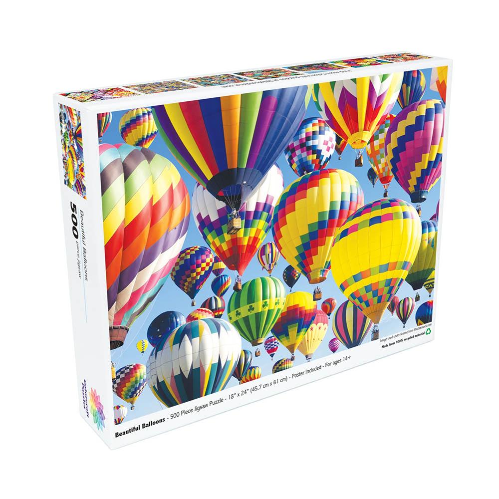 Colorcraft 500pc Puzzle - Beautiful Balloons-TCG Nerd Main image