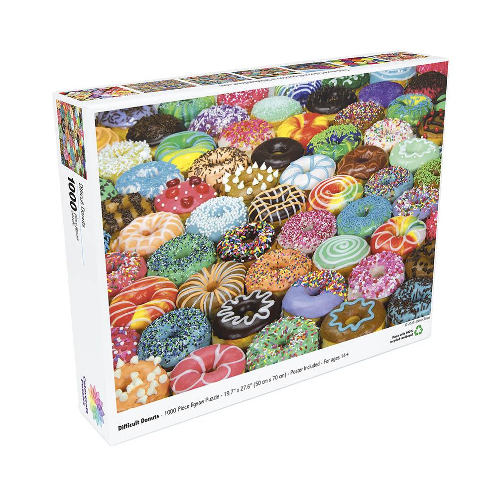 Colorcraft 1000pc Puzzle - Difficult Donuts-TCG Nerd Main image