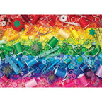 Colorcraft 1000pc Puzzle - Sewing a Rainbow-TCG Nerd