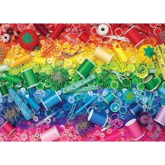 Colorcraft 1000pc Puzzle - Sewing a Rainbow-TCG Nerd