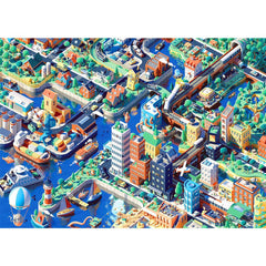 Colorcraft 1000pc Puzzle - The City is Alive-TCG Nerd