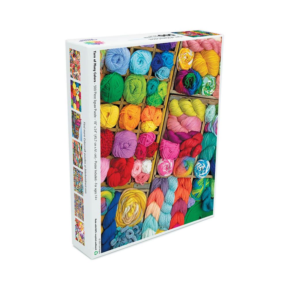 Colorcraft 500pc Puzzle - Yarn of Many Colors-TCG Nerd Main image