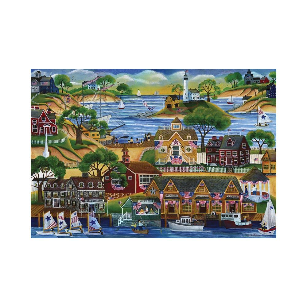 Crown Point Graphics 1000pc Puzzle - July 4th Seaside Celebration Secondary image