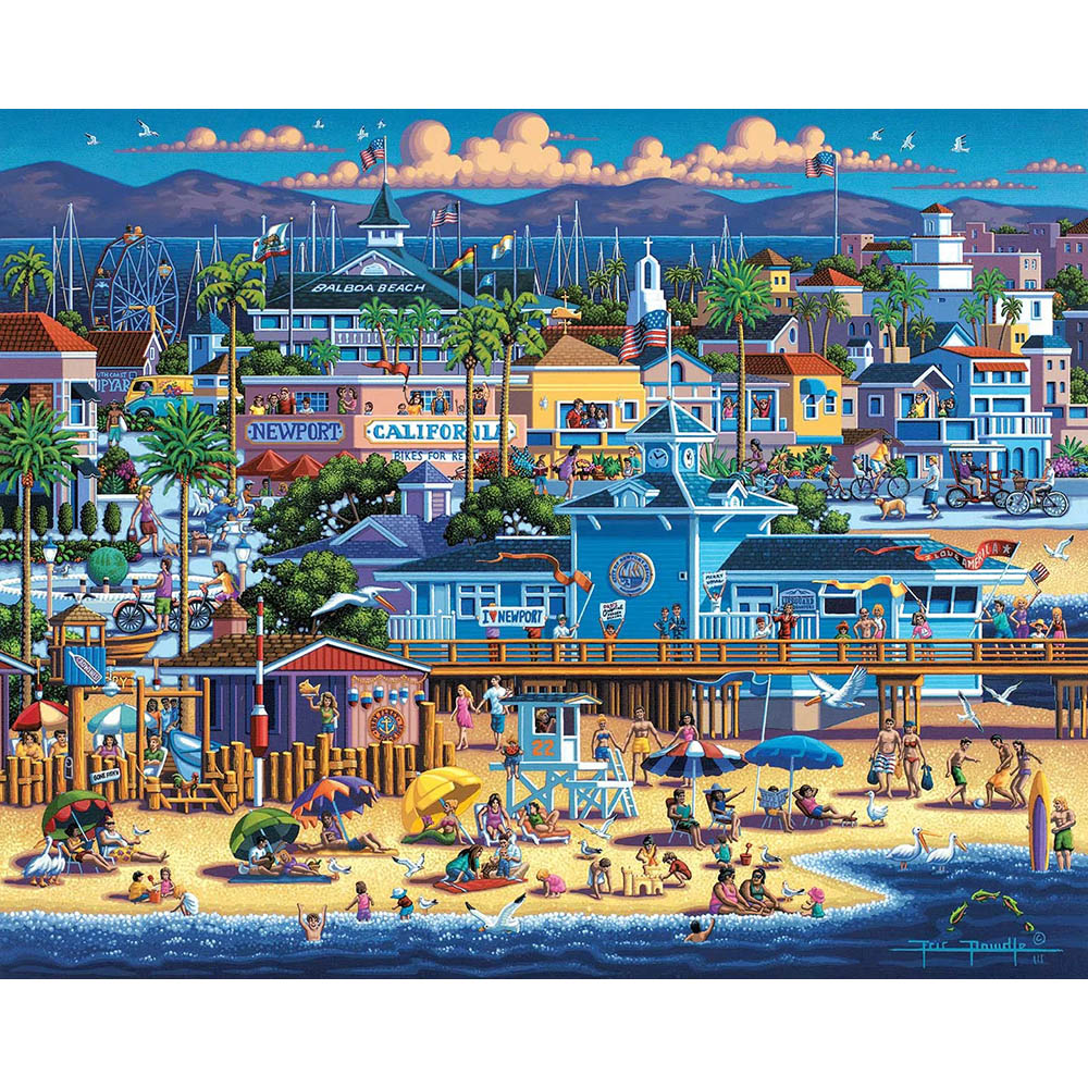 Dowdle 500pc Puzzle - Newport Beach Secondary image
