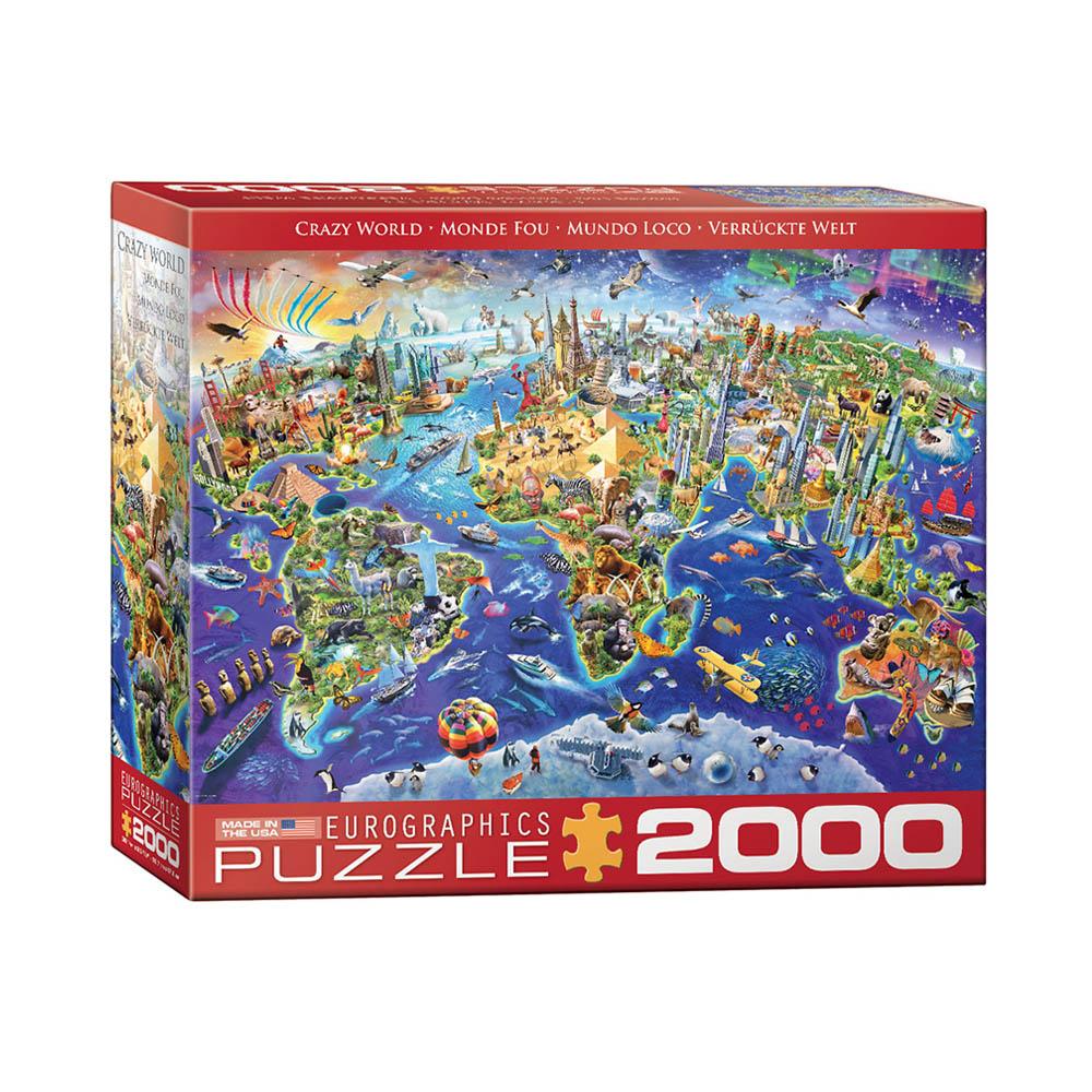 Eurographics 2000pc Puzzle - Crazy World-TCG Nerd Main image