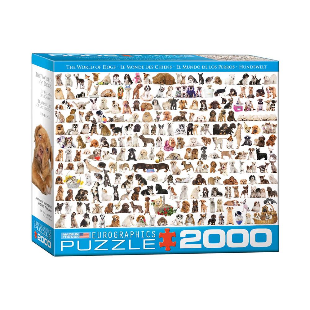 Eurographics 2000pc Puzzle - World of Dogs-TCG Nerd Main image