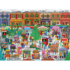 Eurographics 500pc Puzzle - Downtown Holiday Festival-TCG Nerd