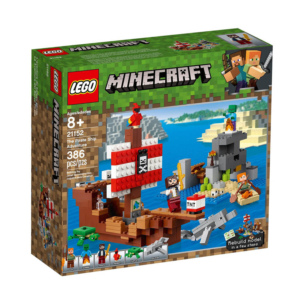 LEGO™ Minecraft - 21152 - The Pirate Ship Adventure Main image