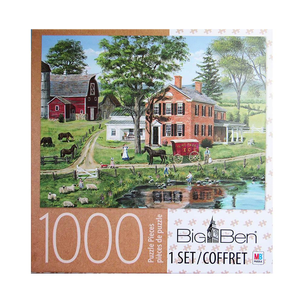 Milton Bradley Big Ben 1000pc Puzzle - Ice Delivery-TCG Nerd Main image