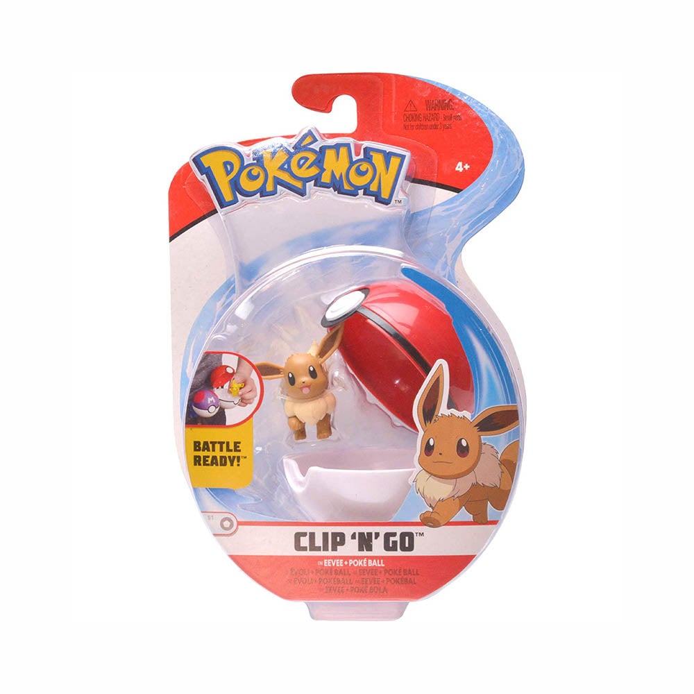 Pokemon Clip N Go - Eevee-TCG Nerd