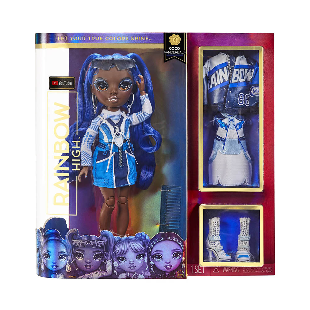 Rainbow High Series 4 - Coco Vanderbalt (Cobalt Fashion)