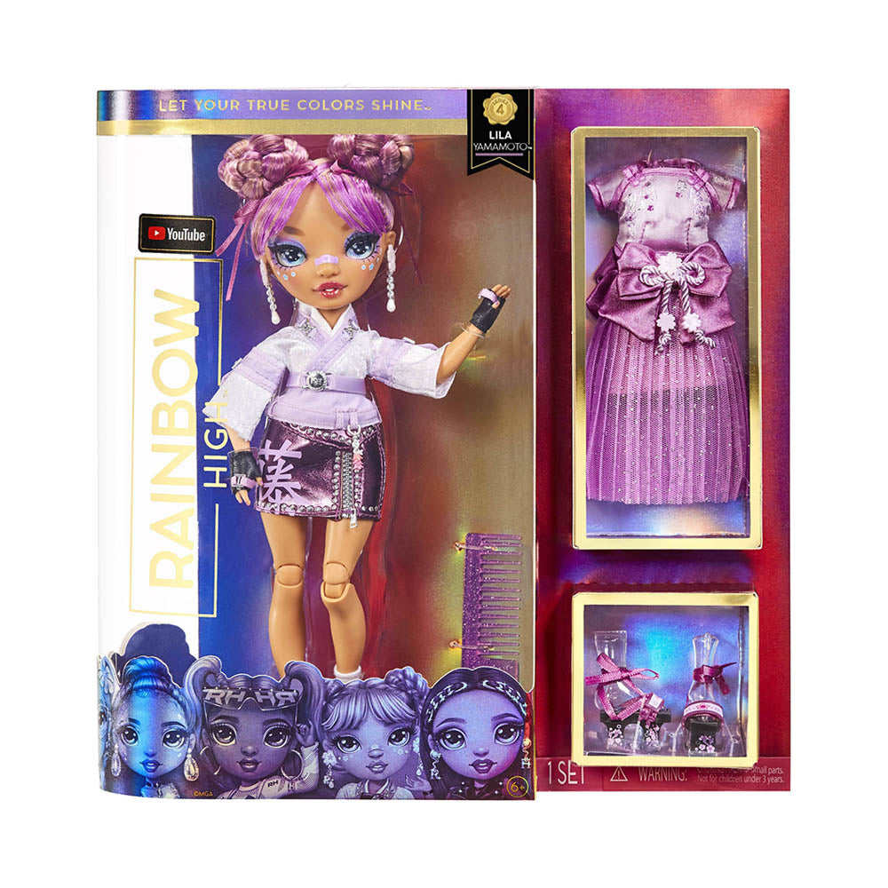 Rainbow High Series 4 - Lila Yamamoto (Mauve Fashion)