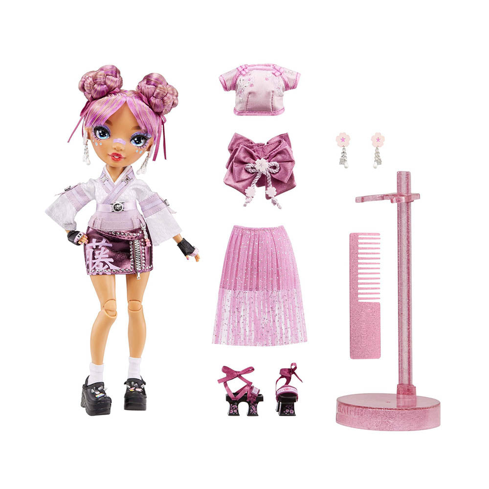 Rainbow High Series 4 - Lila Yamamoto (Mauve Fashion) Secondary image