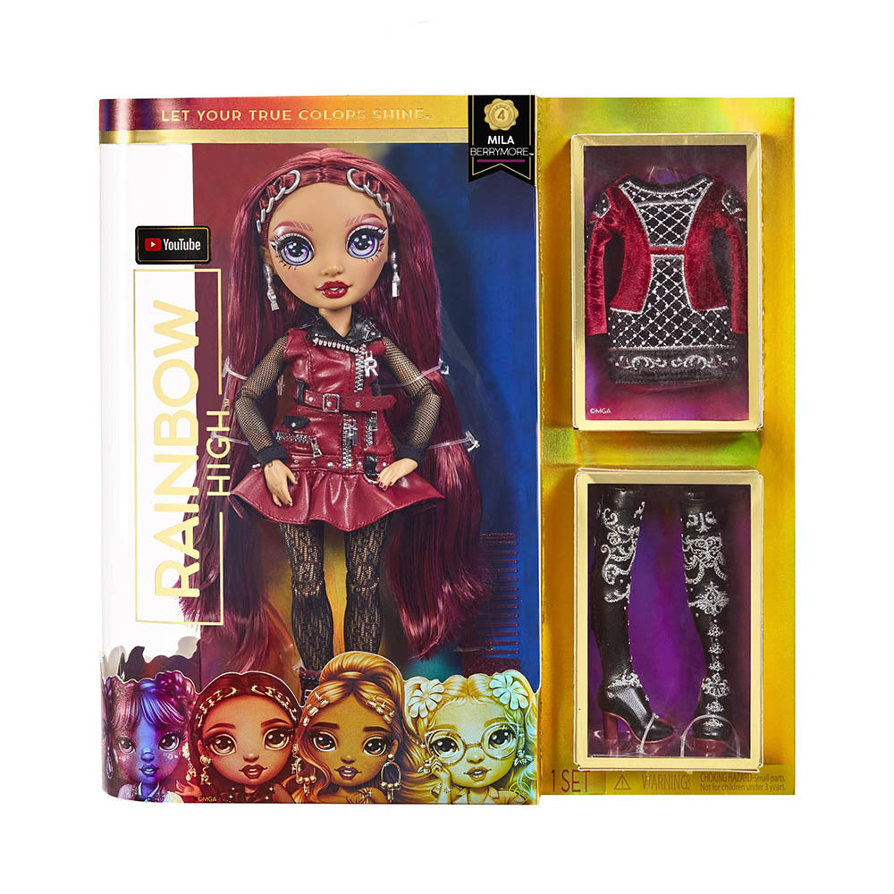 Rainbow High Series 4 - Mila Berrymore (Burgandy Fashion)