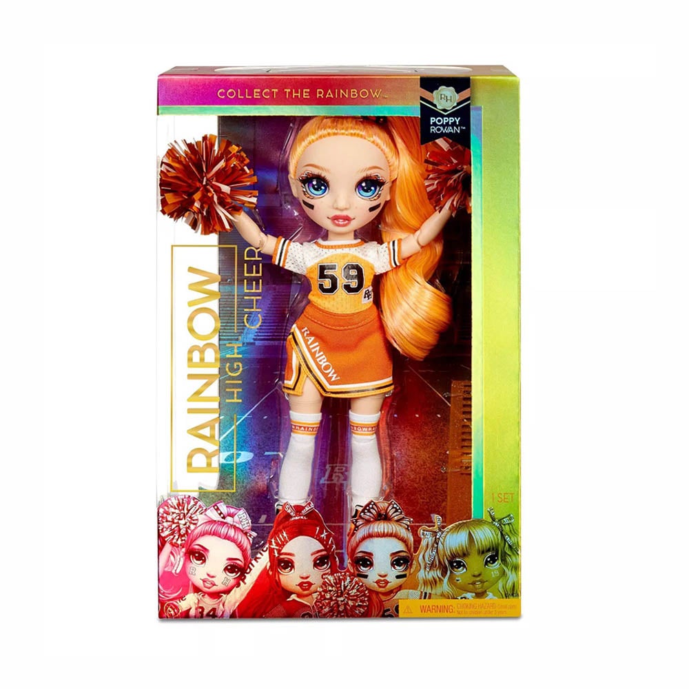 Rainbow High Cheer Series 1 - Poppy Rowan (Orange Fashion)-TCG Nerd Main image
