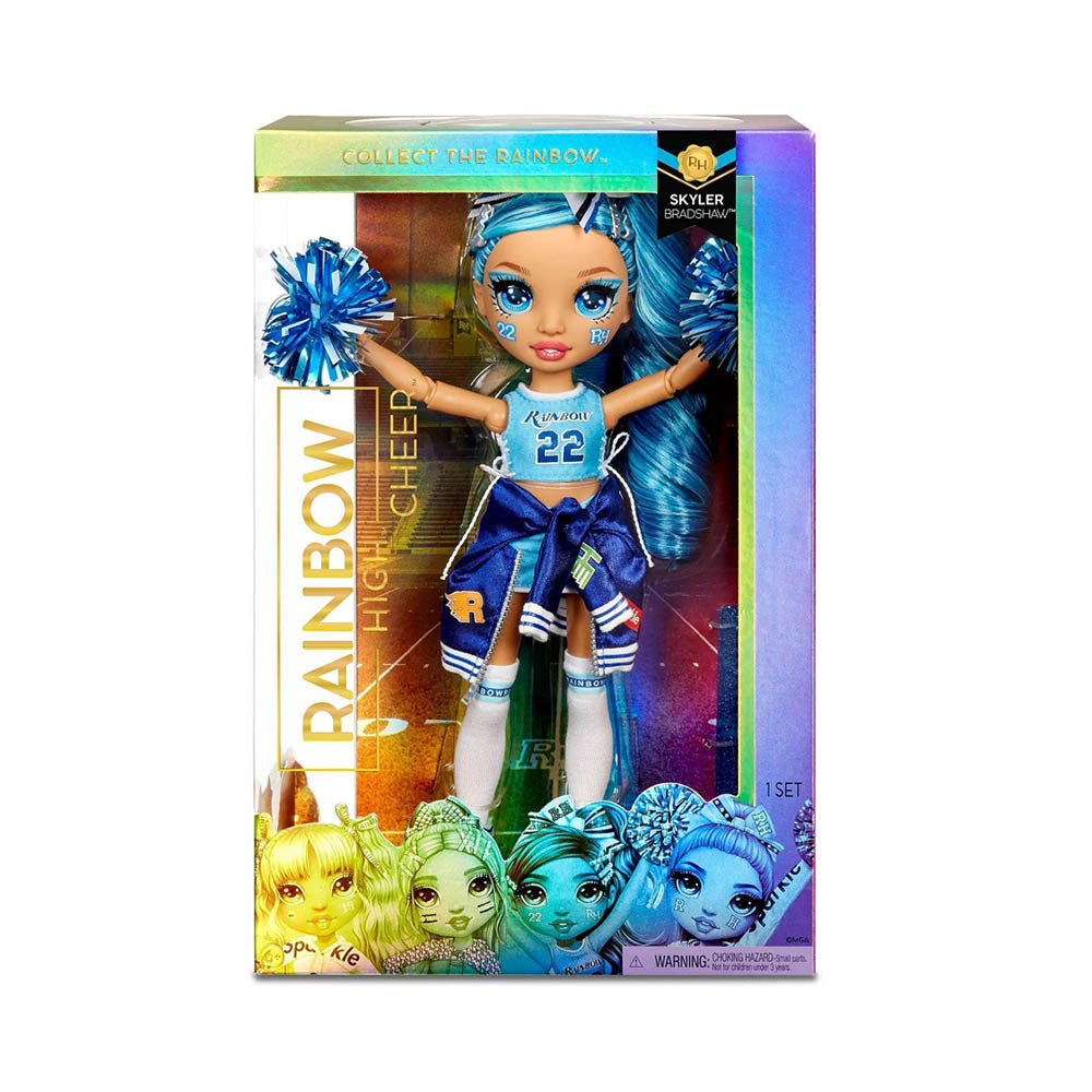 Rainbow High Cheer Series 1 - Skylar Bradshaw (Blue Fashion)-TCG Nerd