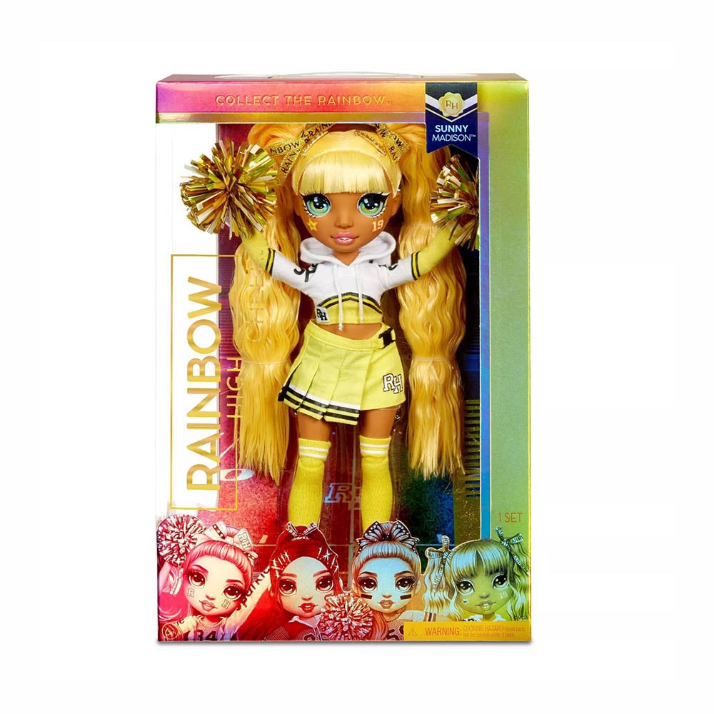 Rainbow High Cheer Series 1 - Sunny Madison (Yellow Fashion)-TCG Nerd Main image