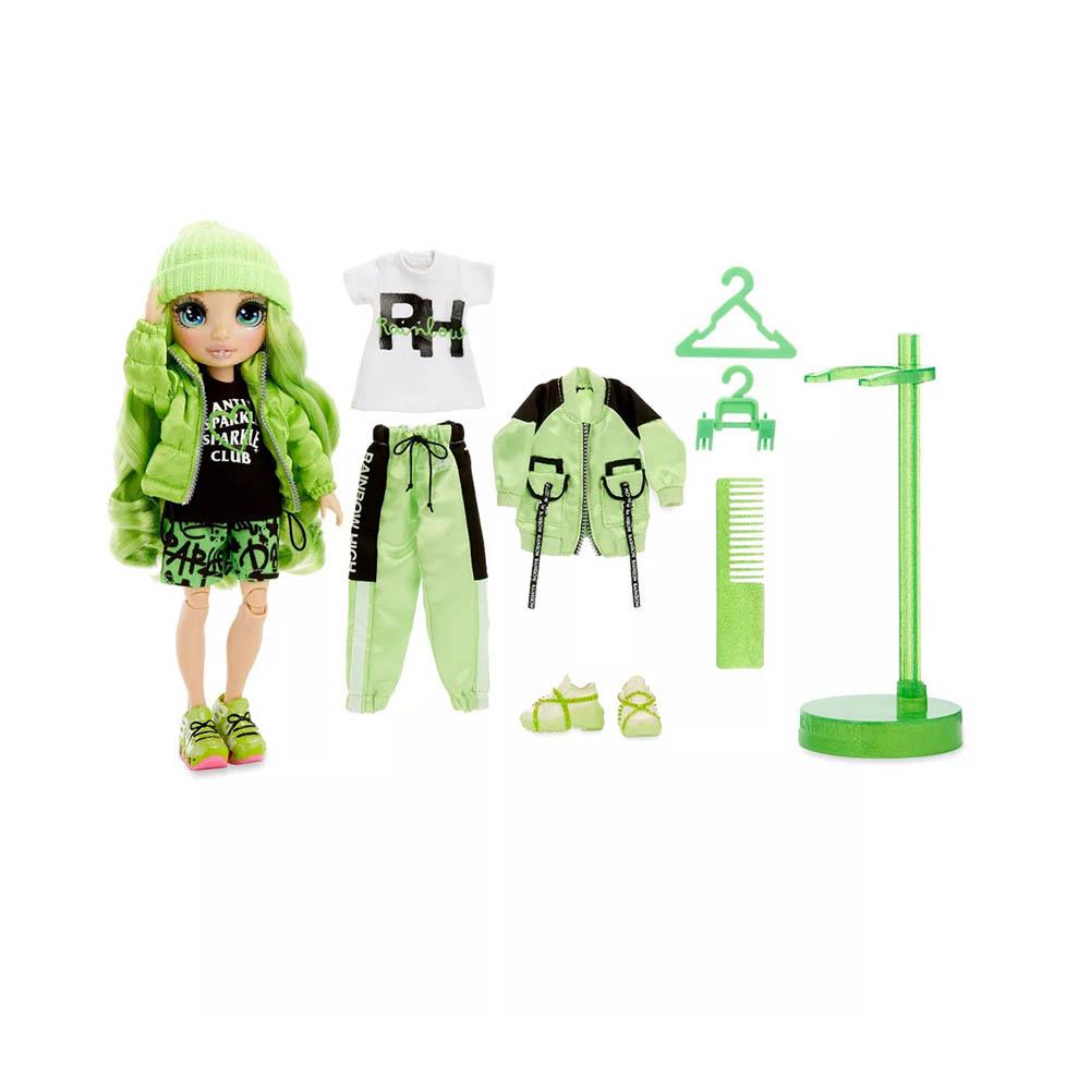 Rainbow High Series 1 - Jade Hunter (Green Fashion) Secondary image